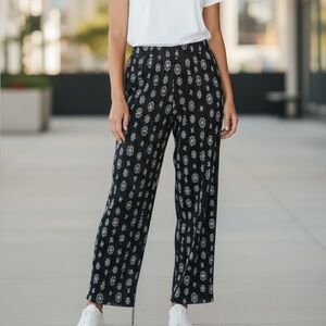 Vintage Pleated Pants – COIN High Rise Black/White 90s Art Teacher Style